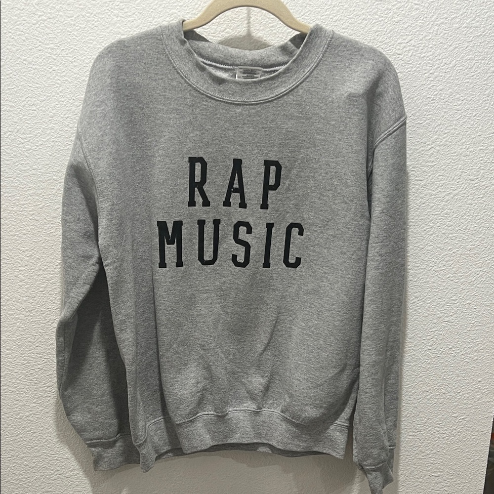 RAP MUSIC Graphic Sweatershirt